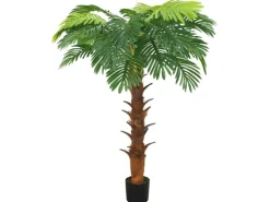 furnicato Künstliche Palme Cycas mit Topf 160 cm Grün