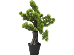 furnicato Künstlicher Bonsai Pinus mit Topf 60 cm Grün