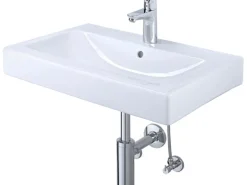 Geberit Waschbecken iCon 60 cm inkl. Armatur Weiß