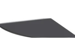 Glasregal Bransley 0,6 cm x 25 cm x 25 cm Schwarz