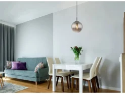 Globo Hängeleuchte Samos Schwarz/Rauchfarben Ø 20 cm