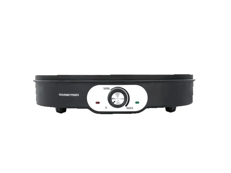 GOURMETmaxx Crepe Maker 1.200 W inkl. Teigverteiler und Crepe-Wender Ø 30 cm