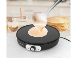 GOURMETmaxx Crepe Maker 1.200 W inkl. Teigverteiler und Crepe-Wender Ø 30 cm