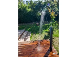 Gre Solardusche aus Aluminium 18 l Schwarz