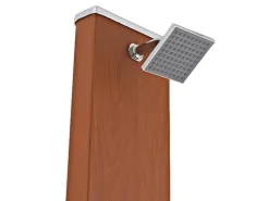 Gre Solardusche aus Aluminium 32 l Holzfarben