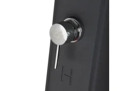 Gre Solardusche aus Harz mit Fußhahn 19 l Grau