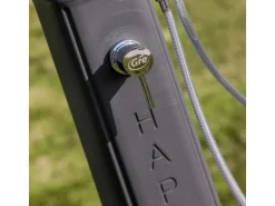 Gre Solardusche aus Harz mit Fußhahn 19 l Grau