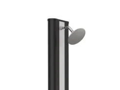 Gre Solardusche aus PVC 40 l Schwarz