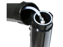 Gre Solardusche Gebogen aus PVC 22 l Schwarz