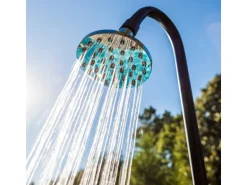 Gre Solardusche Holzoptik aus PVC 9 l Holzfarben