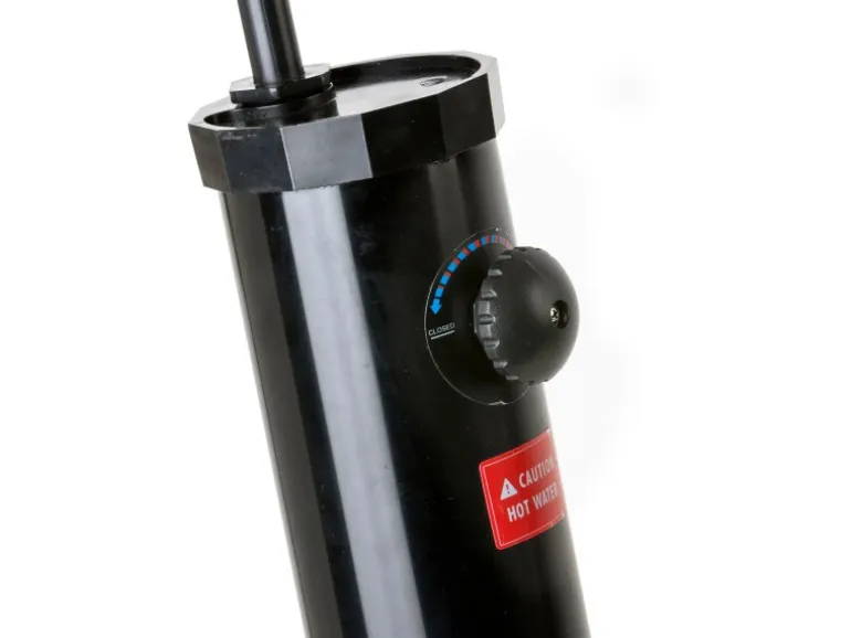 Gre Solardusche Schwarz aus PVC 9 l Schwarz