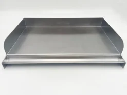 Grillfürst Edelstahl Plancha Grillplatte Hochwertige BBQ Grillfläche für Gas und Holzkohlegrill