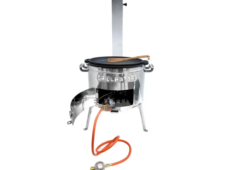 Grillpeter Utschak Set MultiFlame mit Kazan 12L und Grilldeckel aus Gusseisen