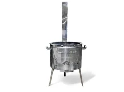 Grillpeter Utschak Set MultiFlame mit Kazan 12L und Grilldeckel aus Gusseisen