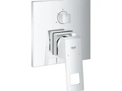 Grohe Einhandbatterie mit 3-Wege-Umstellung Eurocube Chrom