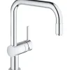 Grohe Einhand-Spültischbatterie Minta Chrom 12,5mm (1/2") U-Auslauf