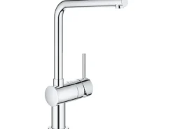 Grohe Einhand-Spültischbatterie Minta Chrom 12,5mm (1/2") L-Auslauf