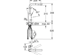 Grohe Einhand-Spültischbatterie Essence Chrom