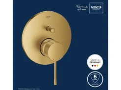 Grohe Einhand-Wannenbatterie Unterputz Essence Cool Sunrise gebürstet
