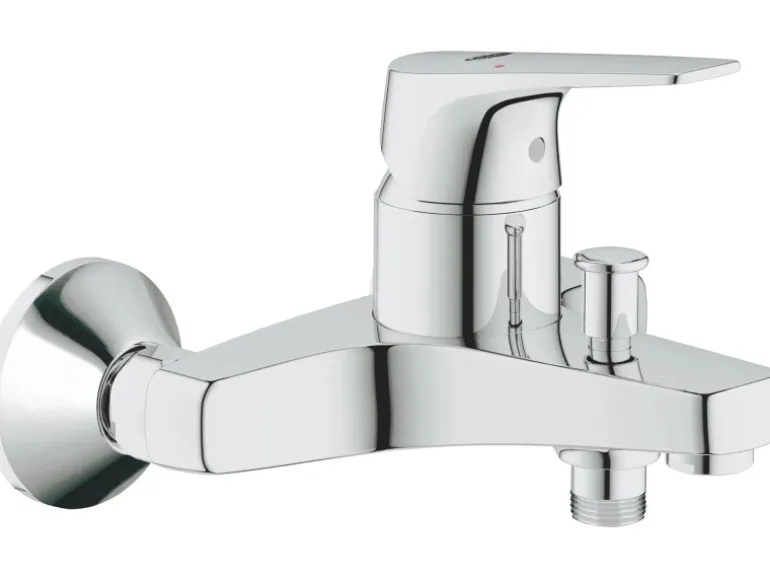 Grohe Einhand-Wannenbatterie BauFlow Chrom