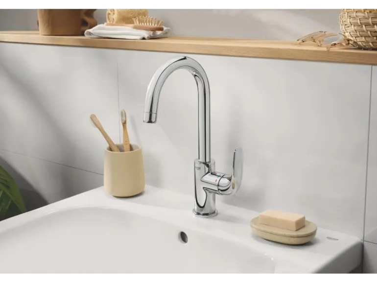 Grohe Einhand-Waschtischbatterie Swift 1/2" L-Size Silber