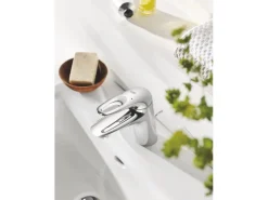 Grohe Einhand-Waschtischbatterie Eurostyle S-Size offener Hebelgriff Chrom