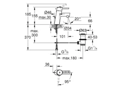 Grohe Einhand-Waschtischbatterie Concetto S-Size