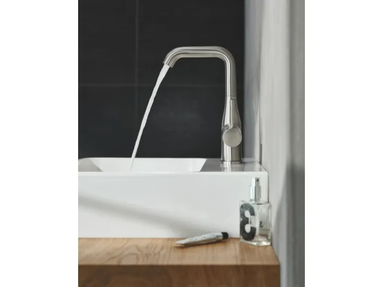 Grohe Einhand-Waschtischbatterie Essence L-Size Supersteel