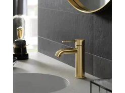 Grohe Einhand-Waschtischbatterie Essence S-Size Cool Sunrise gebürstet