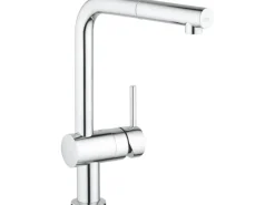 Grohe Elektronische Einhand-Küchenarmatur Minta Touch L-Auslauf