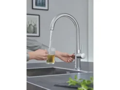 Grohe Küchenarmatur und Boiler Red Duo Größe-L Chrom