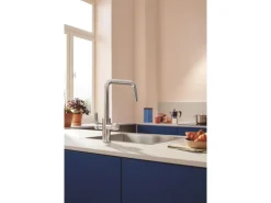 Grohe Küchenarmatur-Set Blue Pure Start mit Mini Aktivkohlefilter Silber
