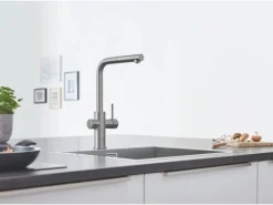 Grohe L-Auslauf Starter Kit Blue Home Supersteel