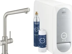 Grohe L-Auslauf Starter Kit Blue Home Supersteel