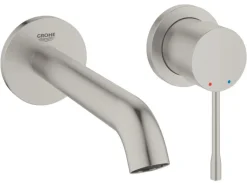 Grohe 2-Loch-Waschtischbatterie Essence Supersteel