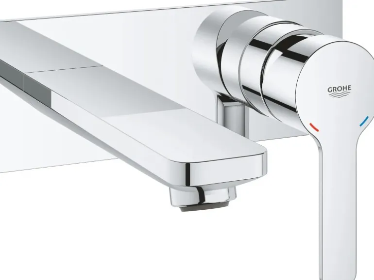 Grohe 2-Loch-Waschtischbatterie Lineare Chrom Ausladung 149 mm