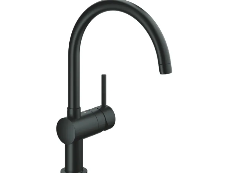 Grohe Minta Spültischbatterie mit C-Auslauf in Velvet Black