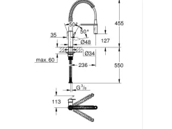 Grohe QuickFix Einhand-Spültischbatterie Get Chrom