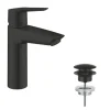 Grohe QuickFix Einhand-Waschtischbatterie Start M-Size Schwarz