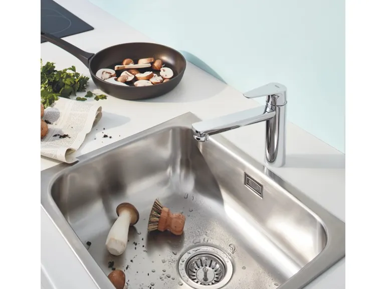 Grohe QuickFix Einhebel-Spültischarmatur Start Edge Chrom