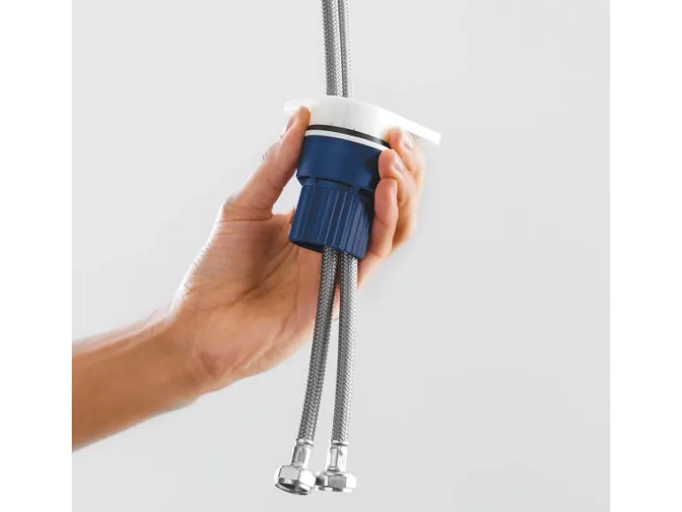 Grohe QuickFix Einhebel-Spültischarmatur Start Edge Chrom