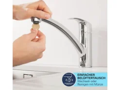 Grohe QuickFix Einhebel-Spültischarmatur Start Schwarz