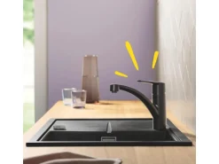 Grohe QuickFix Einhebel-Spültischarmatur Start Schwarz