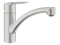 Grohe QuickFix Spültischarmatur Start Supersteel mit niedrigem Auslauf