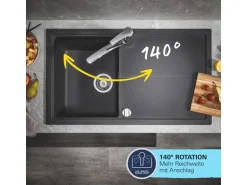 Grohe QuickFix Start Eco Einhand-Spültischbatterie DN 15