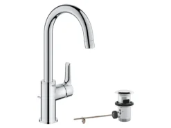 Grohe QuickFix Waschtischarmatur Einhebelmischer Start Alira Chrom L