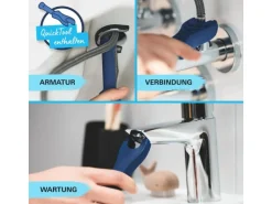 Grohe QuickFix Waschtischarmatur Einhebelmischer Start Alira Chrom L