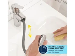 Grohe QuickFix Waschtischarmatur Start M herausziehbarer Auslauf 32 mm (1 1/4