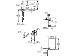 Grohe Standventil und Boiler Red Mono Größe-M Chrom