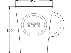 Grohe Teegläser Red 4 Stück